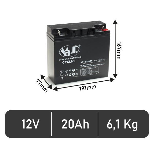 Batteria BE 12018 CY