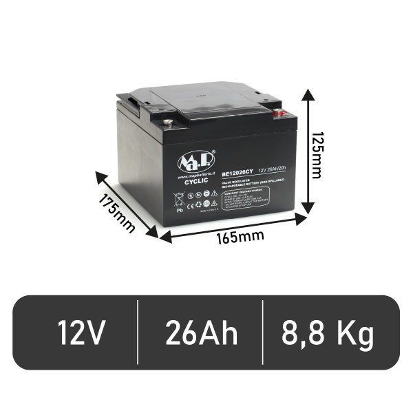 Batteria BE 12026 CY