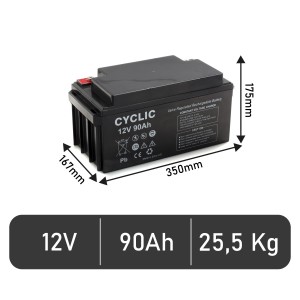 Batteria BE 12080 B CY