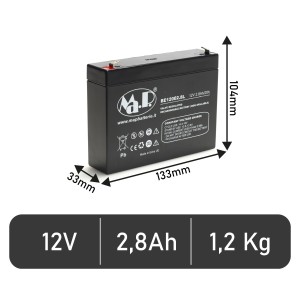 Batteria BE 12002,8L