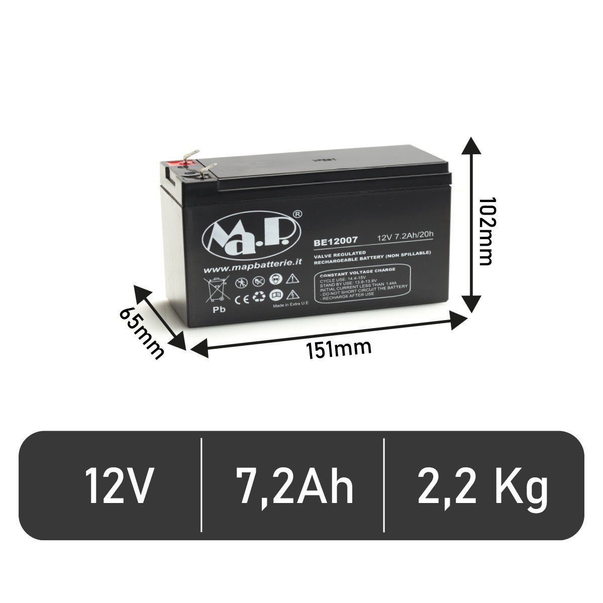 Qualitätsakku - Akku für Medion Typ BP-LP1200-1200mAh - 3,7V - Li-Ion