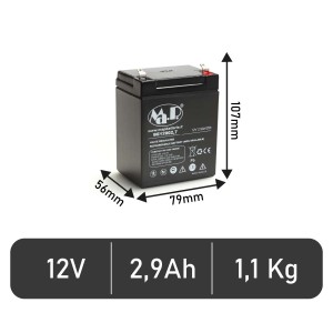 Batteria BE 12002,7