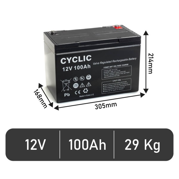 Batteria BE 12100 CY