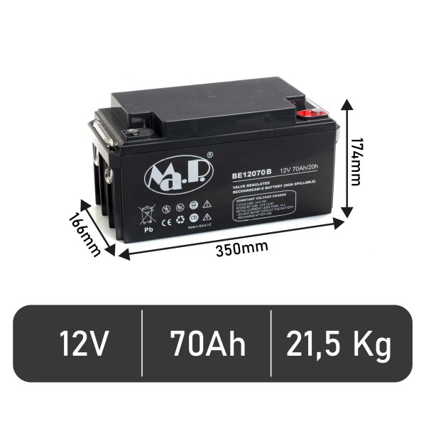 Batteria BE 12070 B